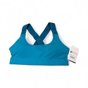FIGS Women's Teal Performance Sports Bra XXS Activewear Nursing‎ Scrubs NEW